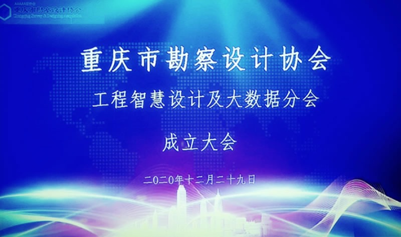 公司总经理当选重庆市勘察设计协会 工程智慧设计及大数据分会副会长