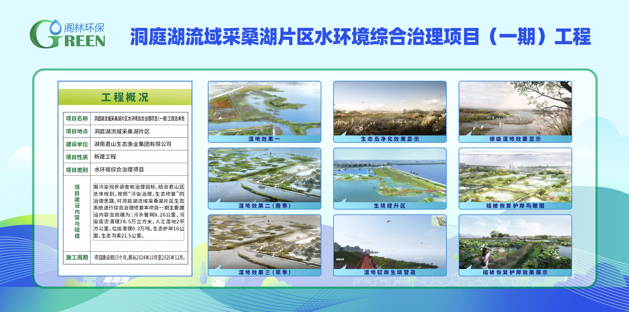 洞庭湖流域采桑湖片区水环境综合治理项目(一期)工程